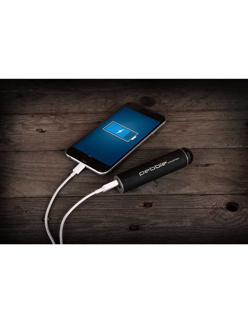 Powerbank Pebble Ministick 2200 mAh Preto