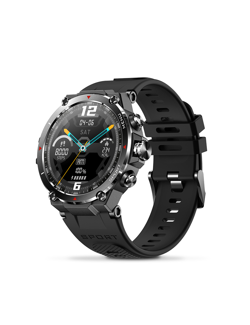 F-1S Sports Smartwatch com GPS Preto