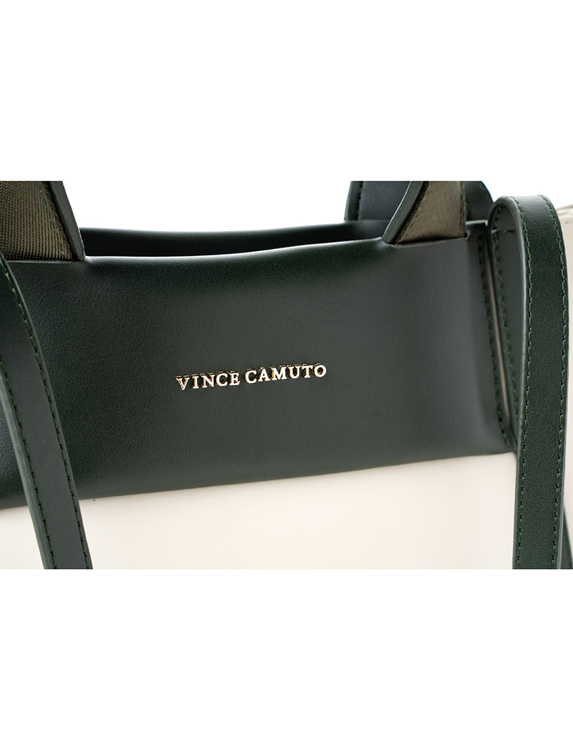 Tote Bag Senhora Umbria Bege e Verde Escuro