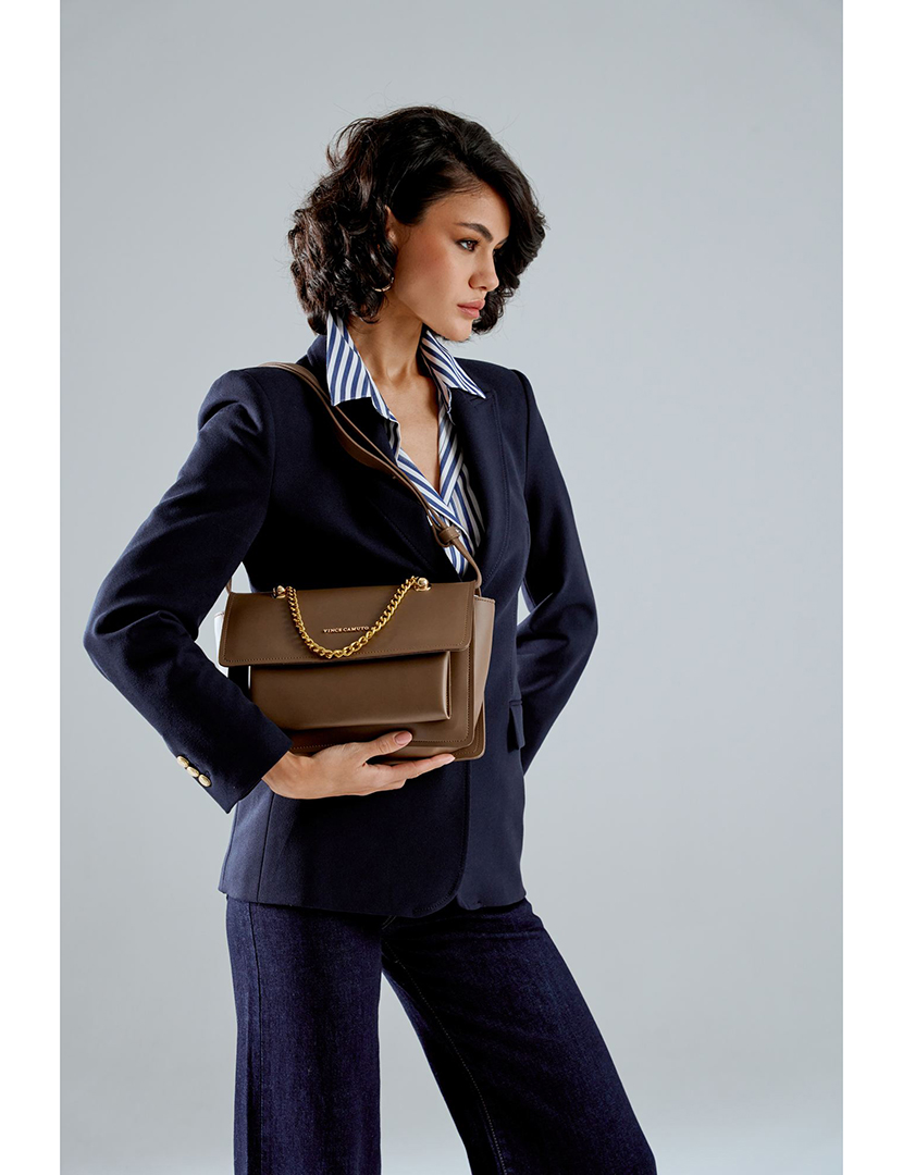 Mala Ombro Senhora Sorrento Castanho