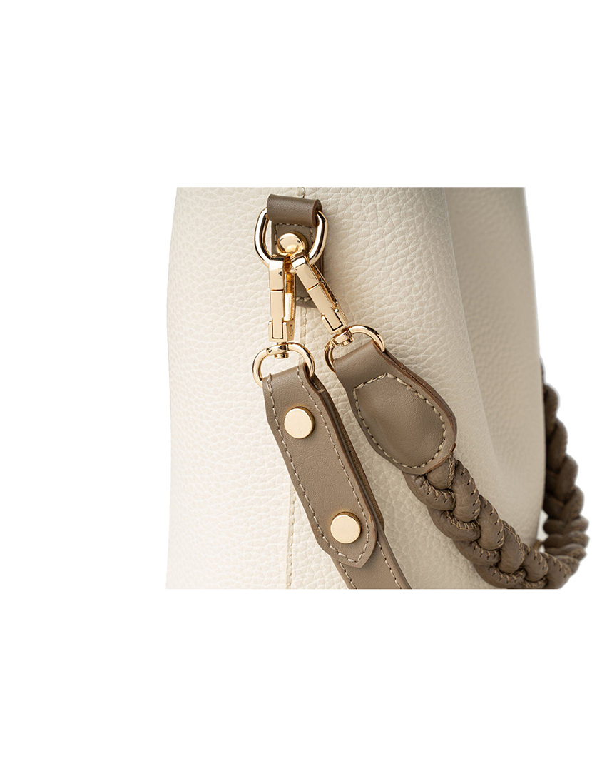 Mala de Mão Senhora Venice Bege e Castanho