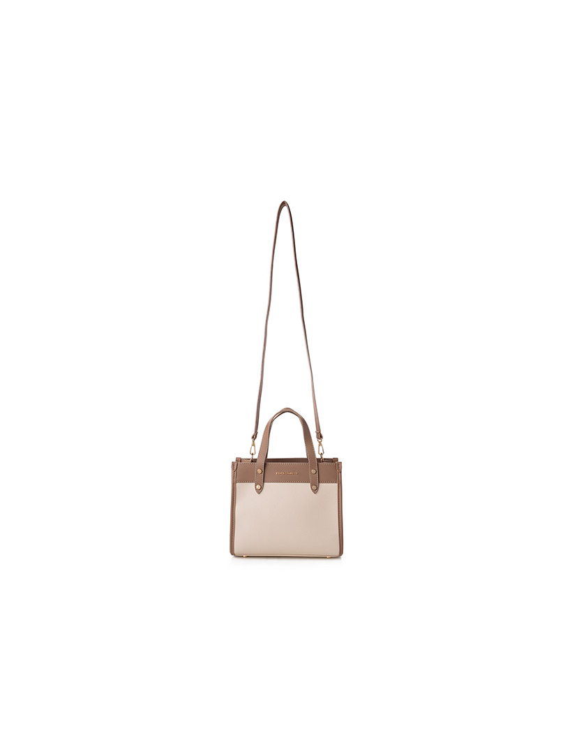 Tote Bag Senhora Cortona Bege e Castanho