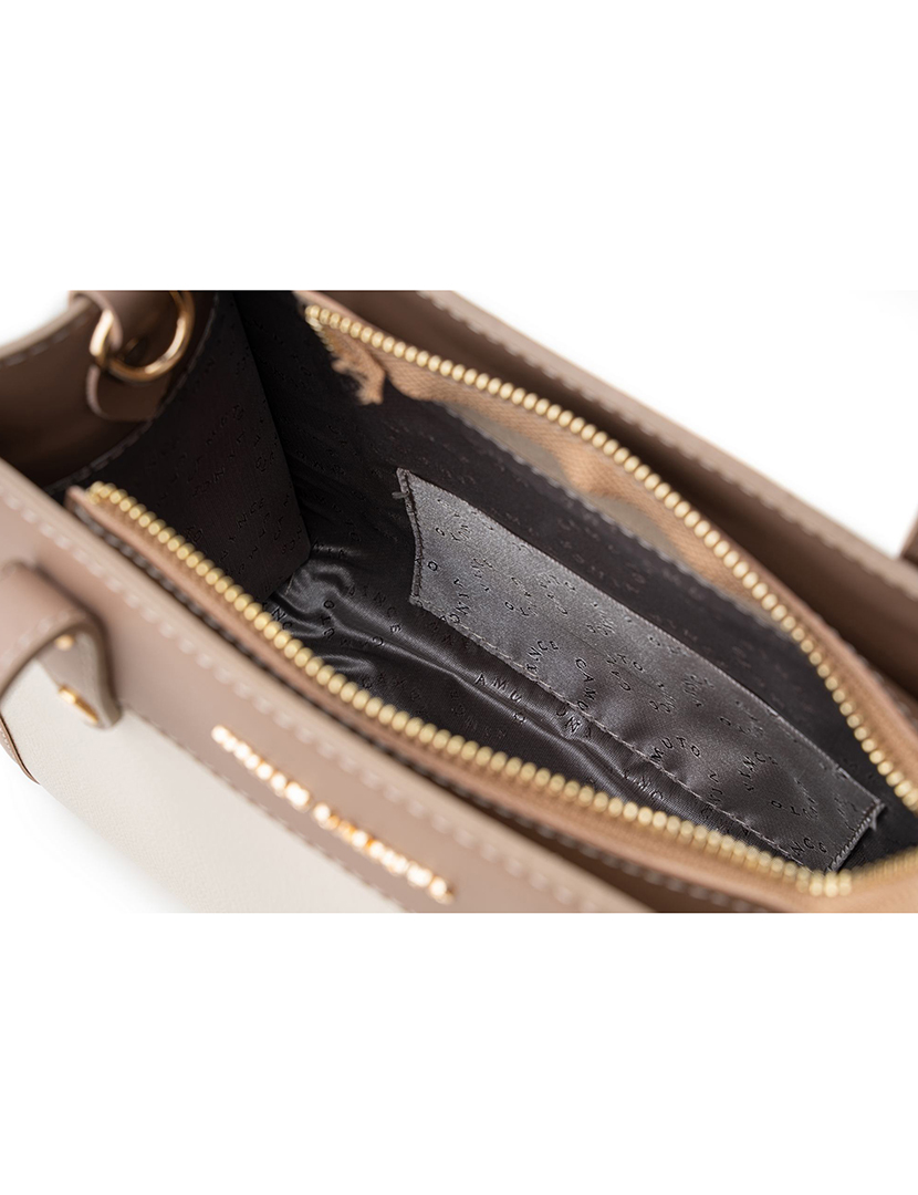 Tote Bag Senhora Cortona Bege e Castanho