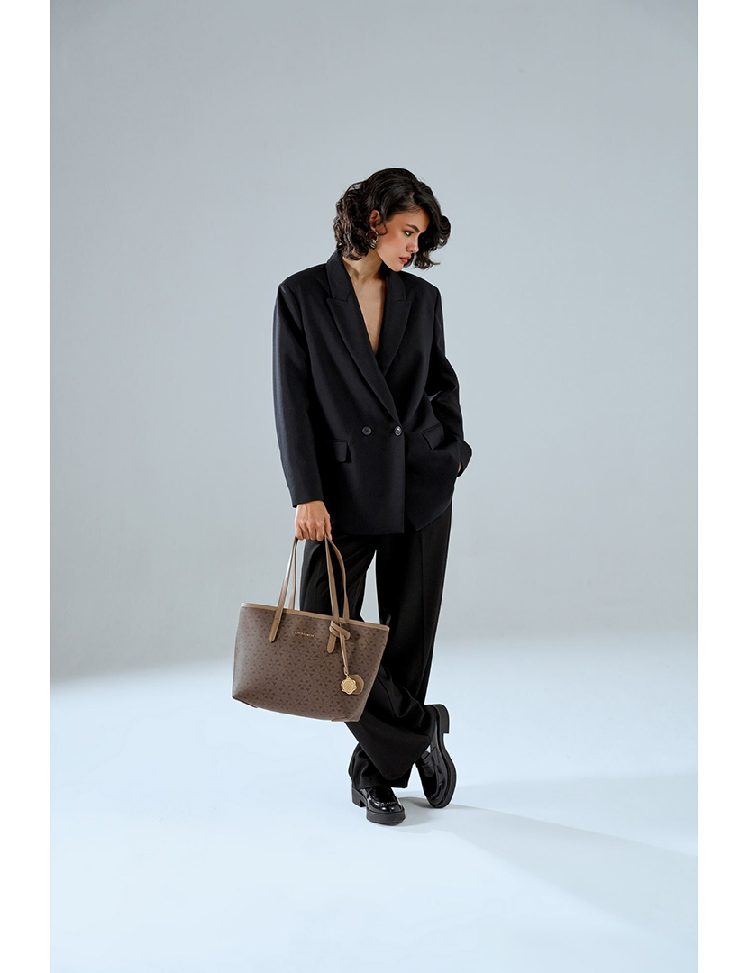 Tote Bag Senhora Taormina Castanho