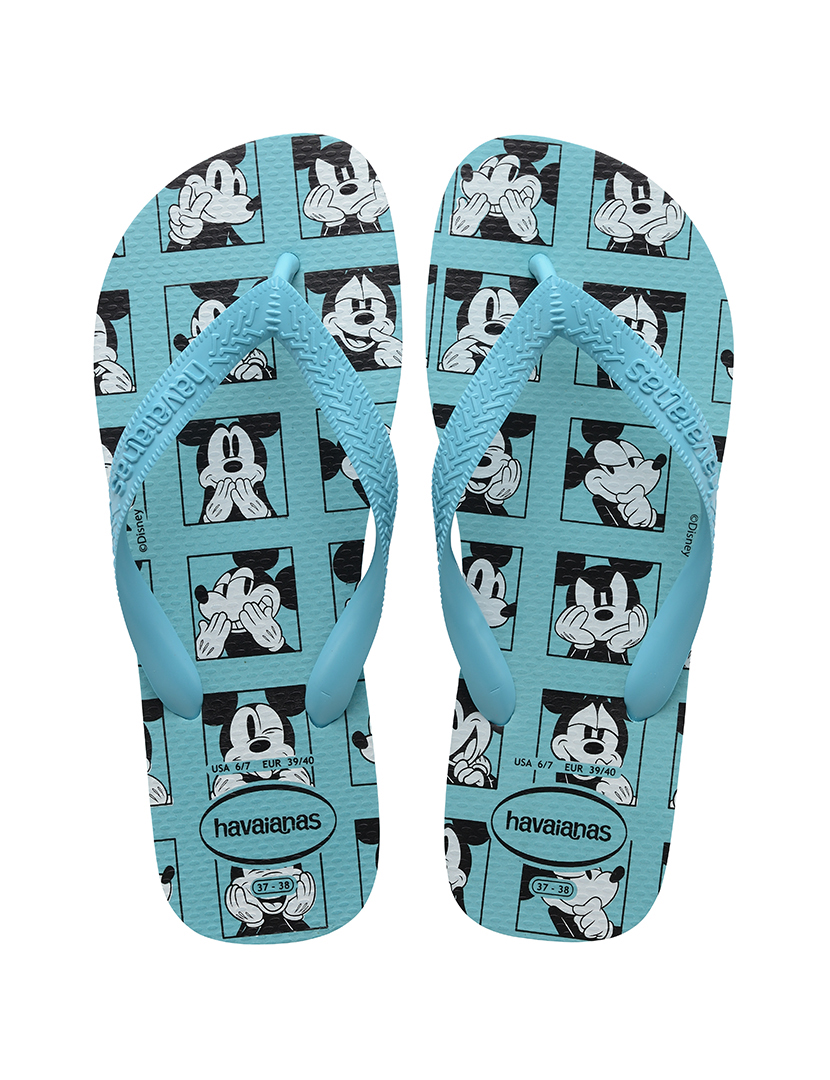 Chinelos Havaianas Mickey Disney Azul