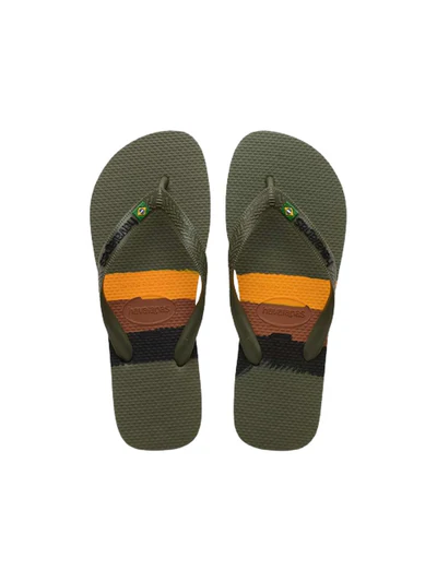 Chinelos Havaianas Brasil Tech Ii Verde