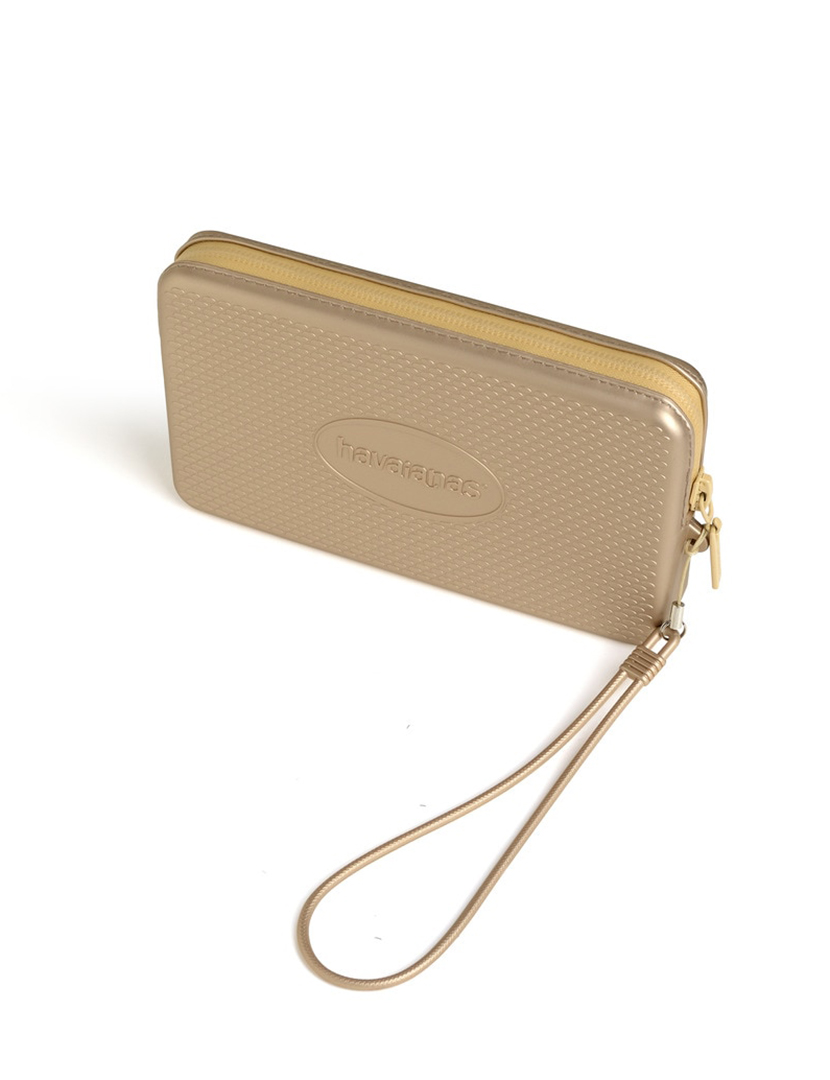 Bolsa Mini Plus Cool Metalizada Dourado