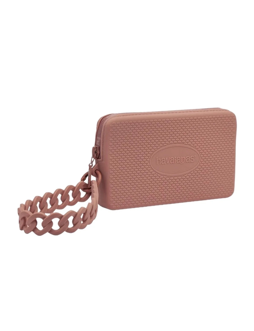 Bolsa Mini Corrente Rosa Açafrão