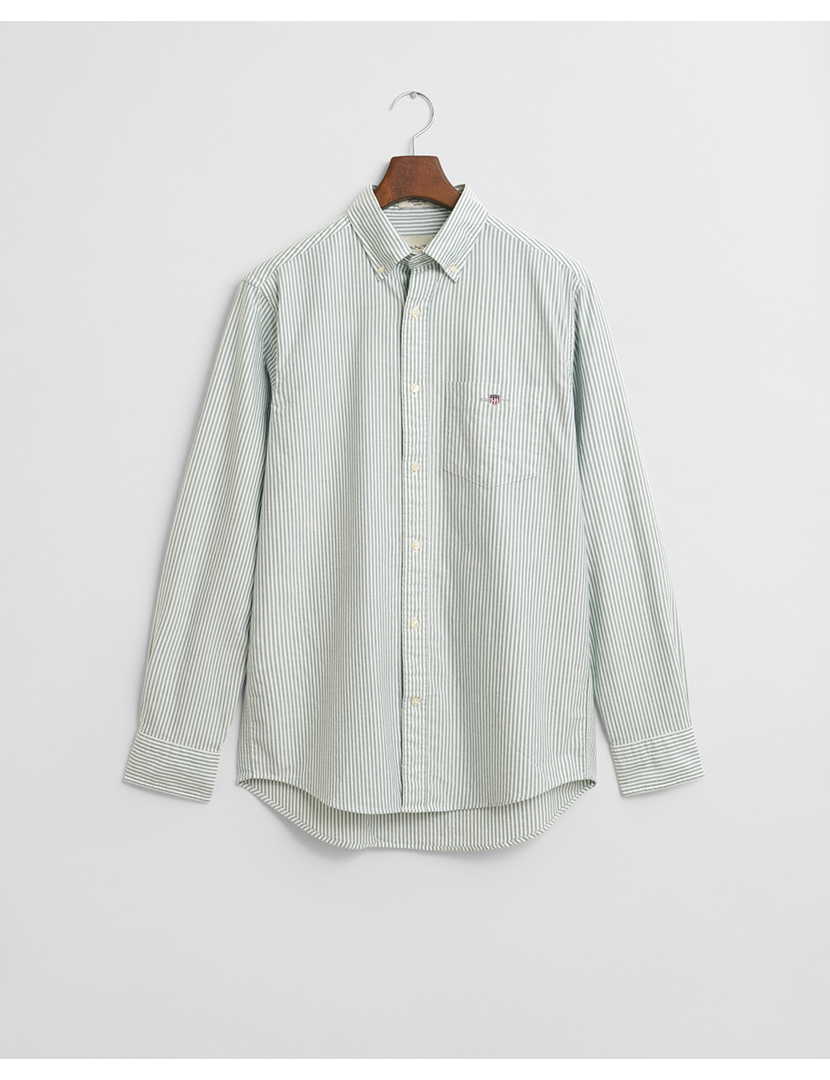 Camisa Regular Fit Banker Classic Oxford Verde