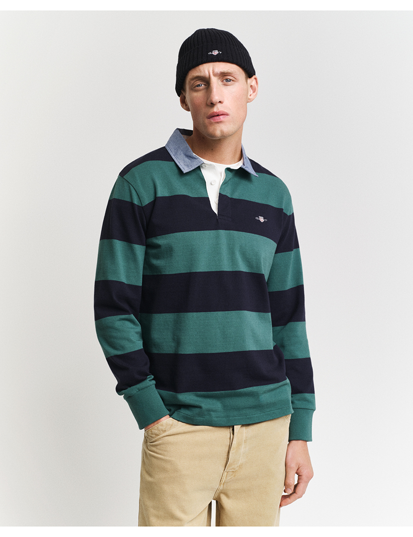 Pólo Riscas Chambray Heavy Verde