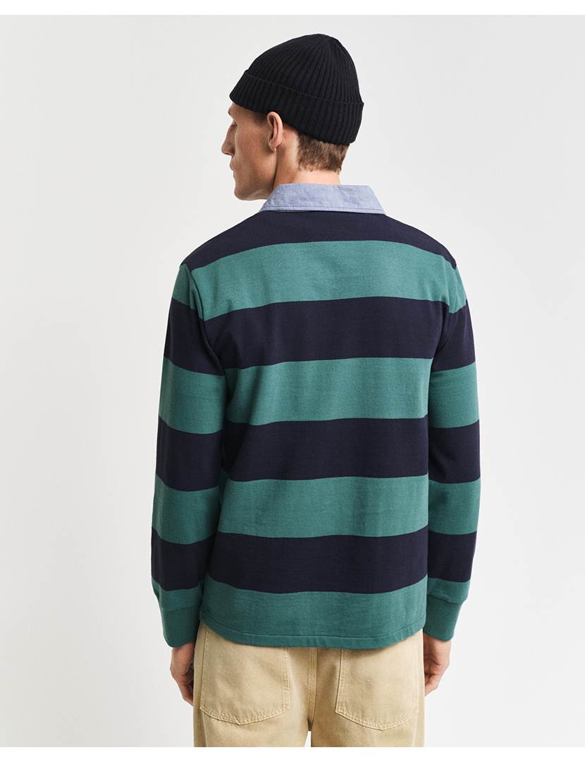 Pólo Riscas Chambray Heavy Verde