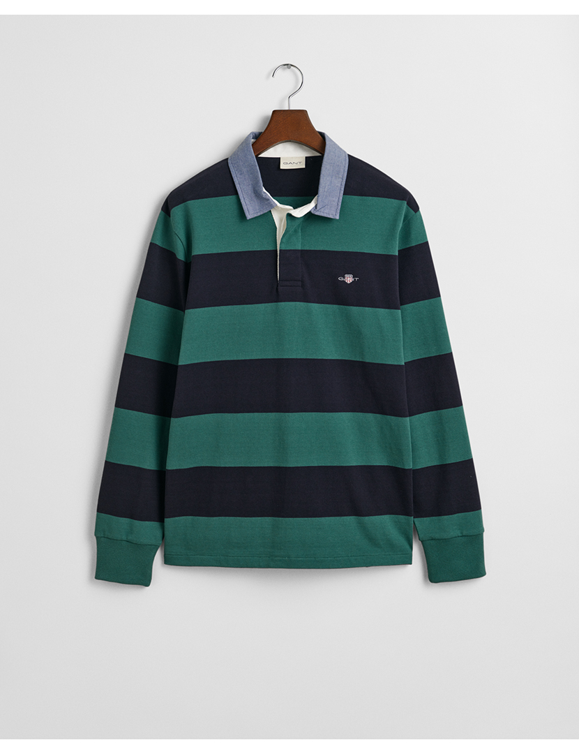 Pólo Riscas Chambray Heavy Verde