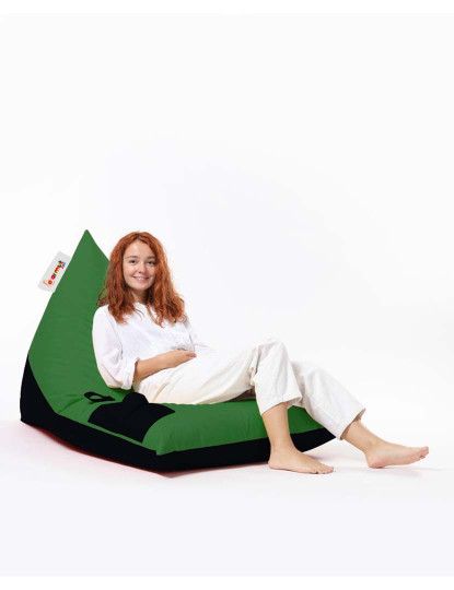 Pufe Pirâmide Grande Cama Dupla Cor Verde