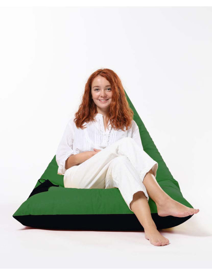 Pufe Pirâmide Grande Cama Dupla Cor Verde