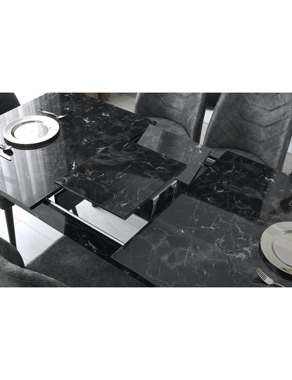 Mesa Jantar Extensível Lotus 1121 Antracite