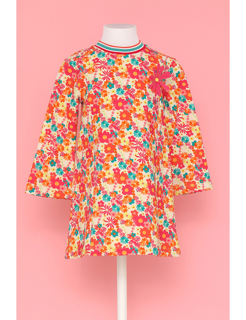 Vestido Fiori Menina Multicolorido