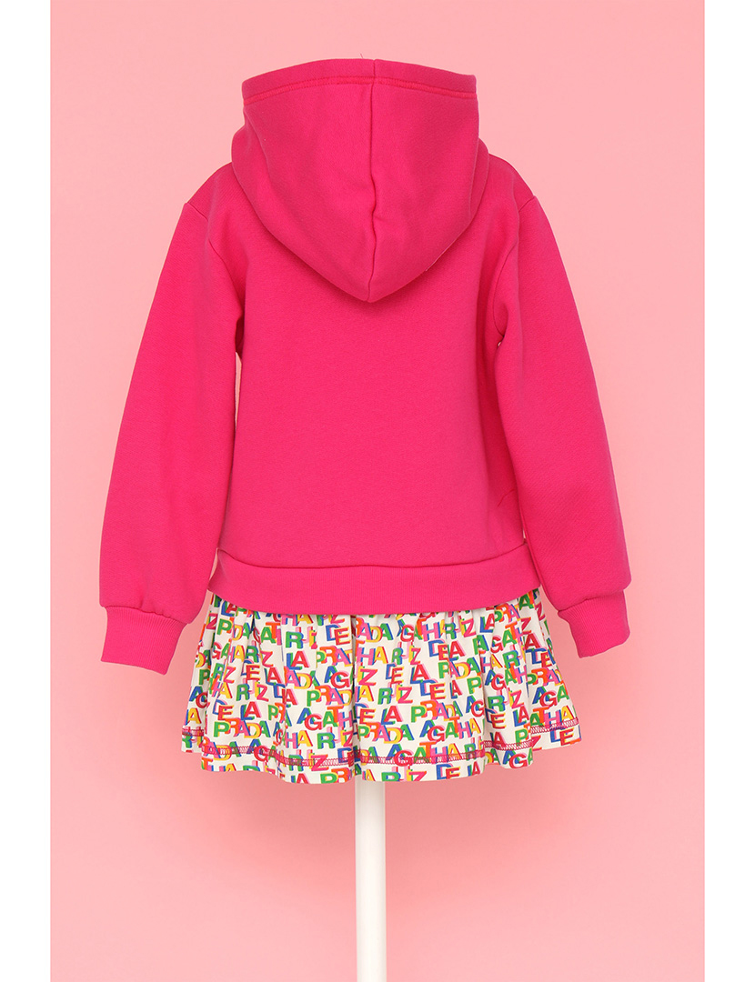 Vestido Super Agatha Menina Rosa