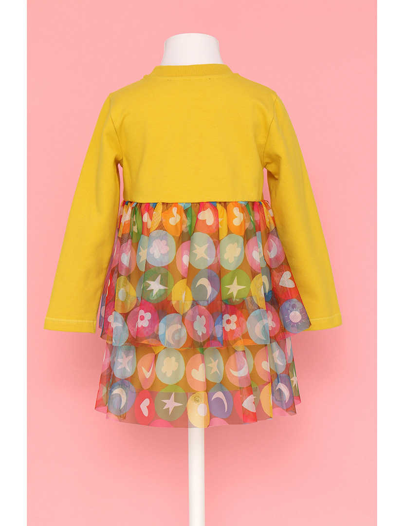 Vestido Le Bonbon Menina Multicolorido