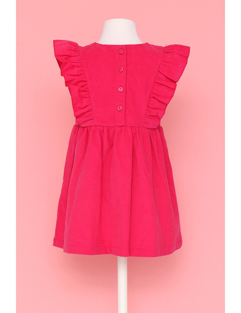 Vestido Flower Power Menina Rosa