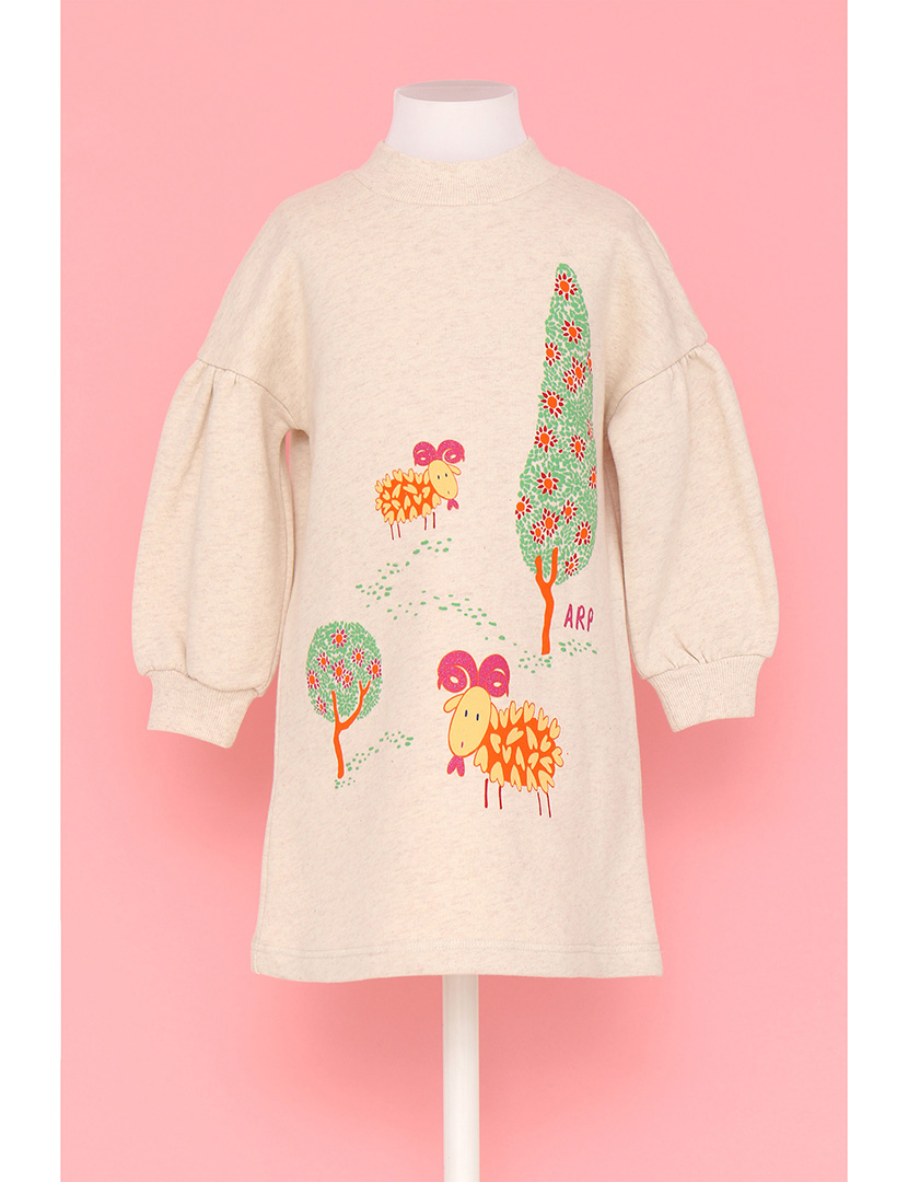 Vestido Farm Menina Cru