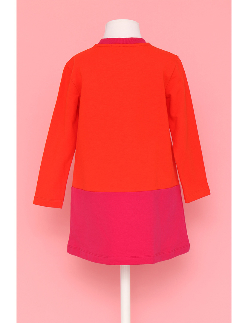 Vestido Super Agatha Menina Laranja