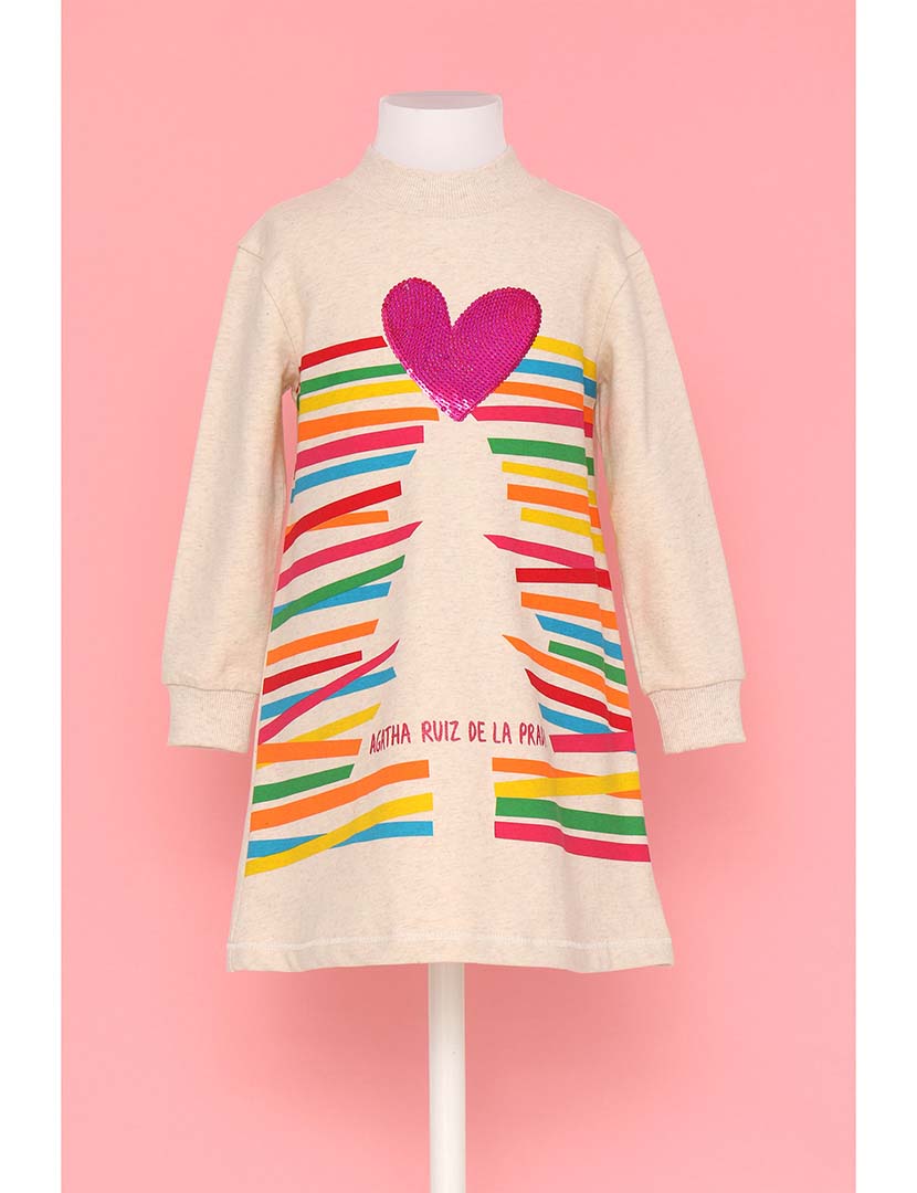 Vestido Party Time Menina Cru