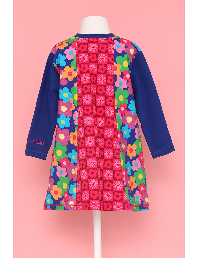 Vestido Flower Power Menina Multicolorido