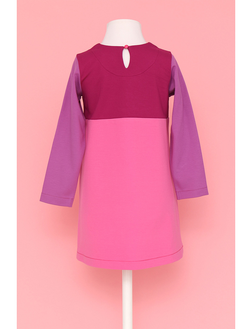 Vestido Color Block Menina Multicolorido