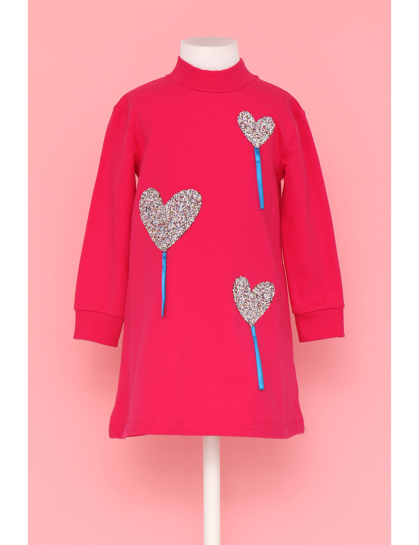 Vestido Party Time Menina Rosa