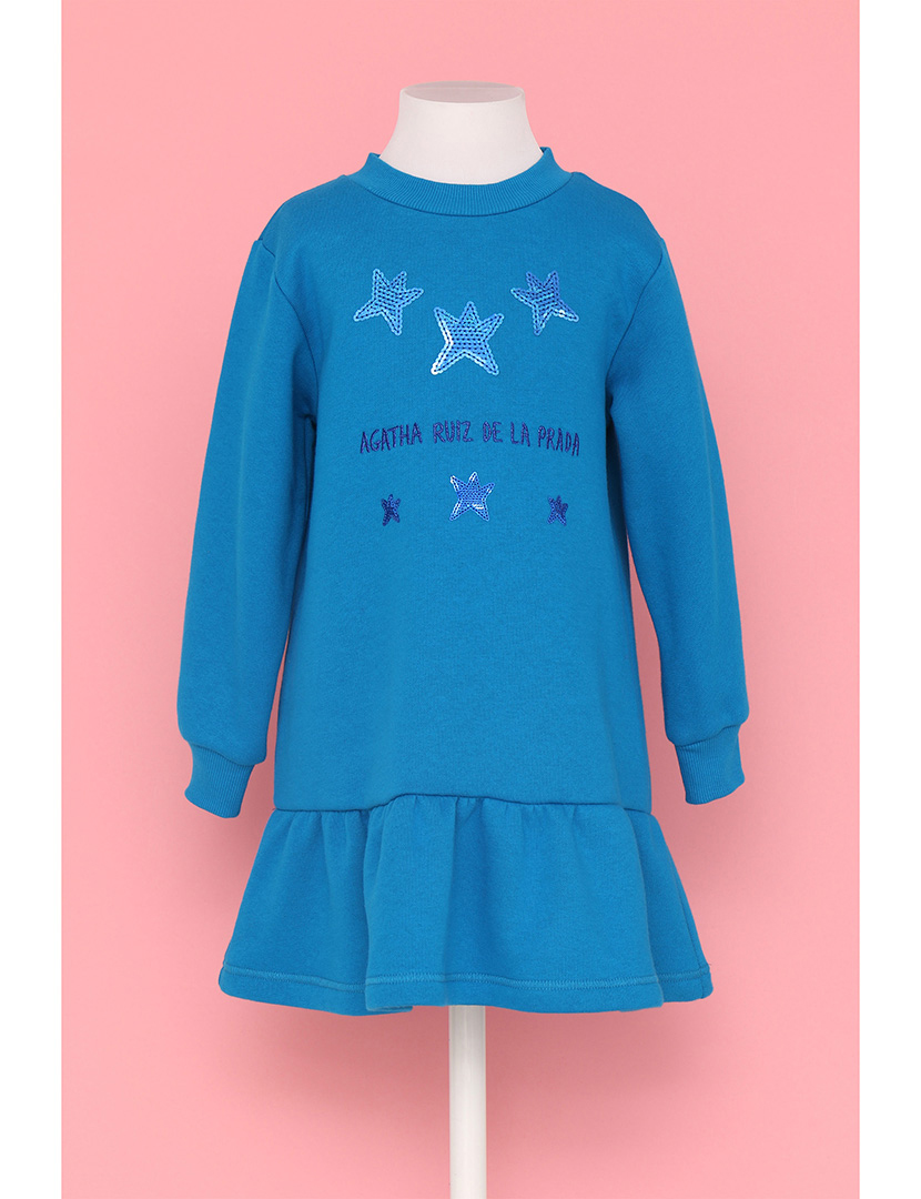 Vestido Party Time Menina Azul