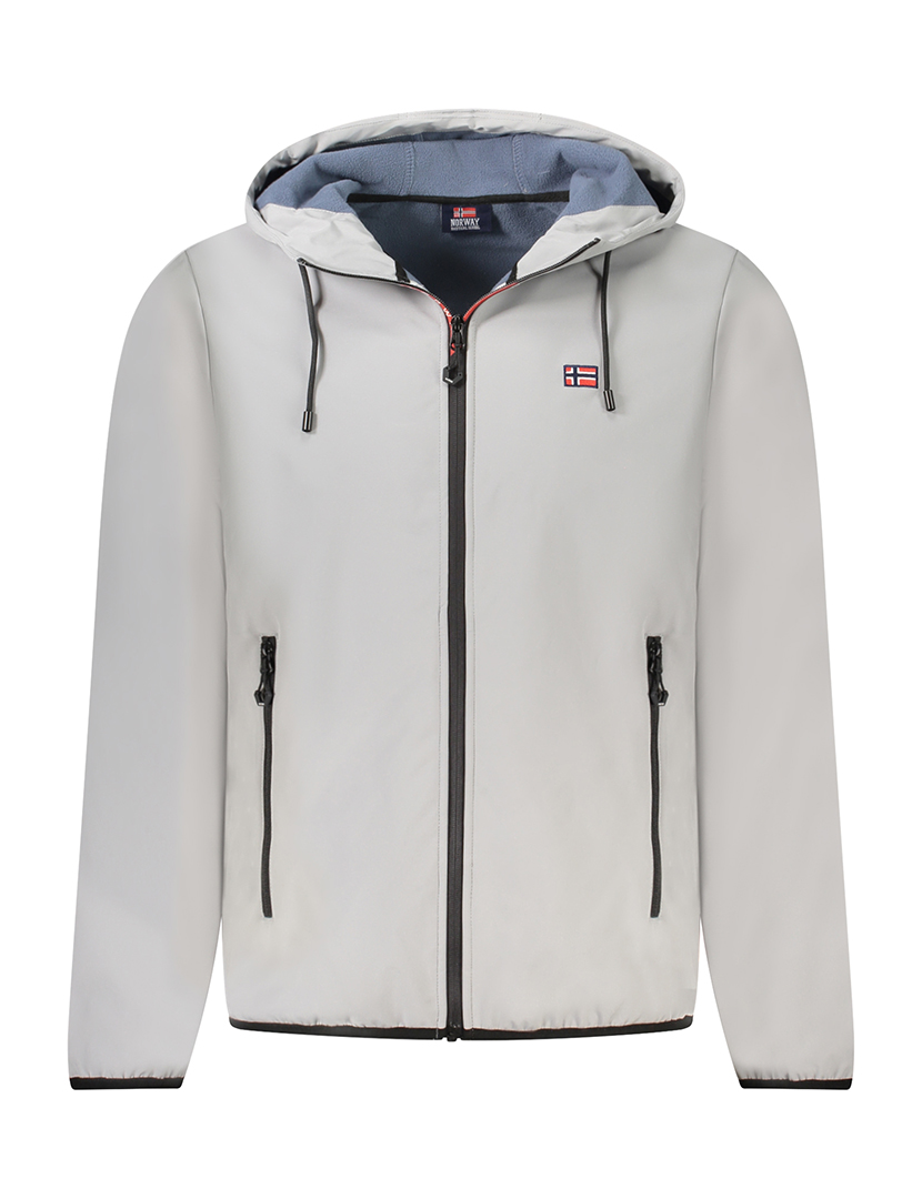 Casaco Homem com Capuz Cinzento