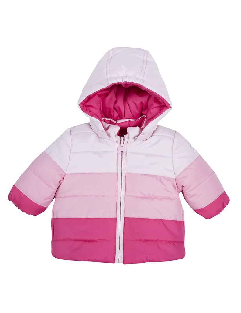 Casaco Reversível com Capuz Removível Menina Rosa