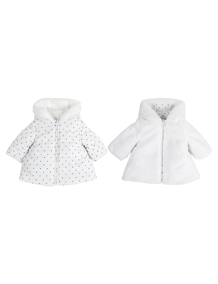 Casaco Reversível Menina Branco