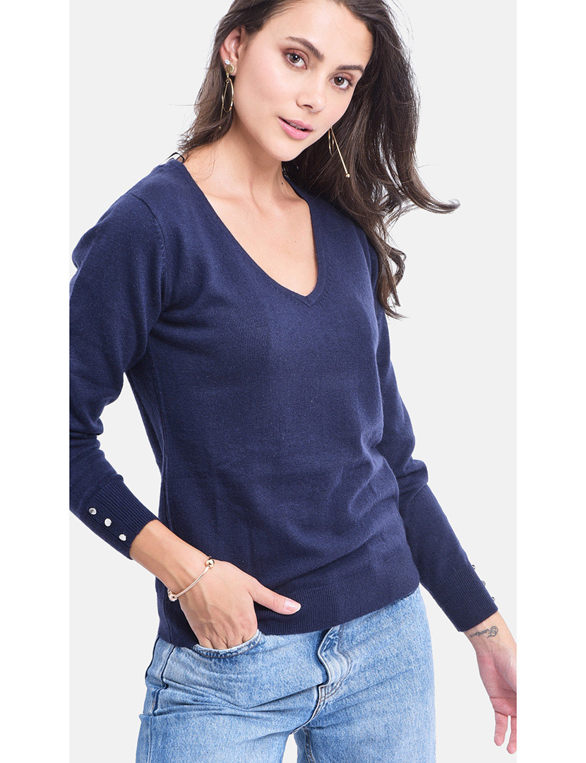 Camisola de Malha Senhora Azul