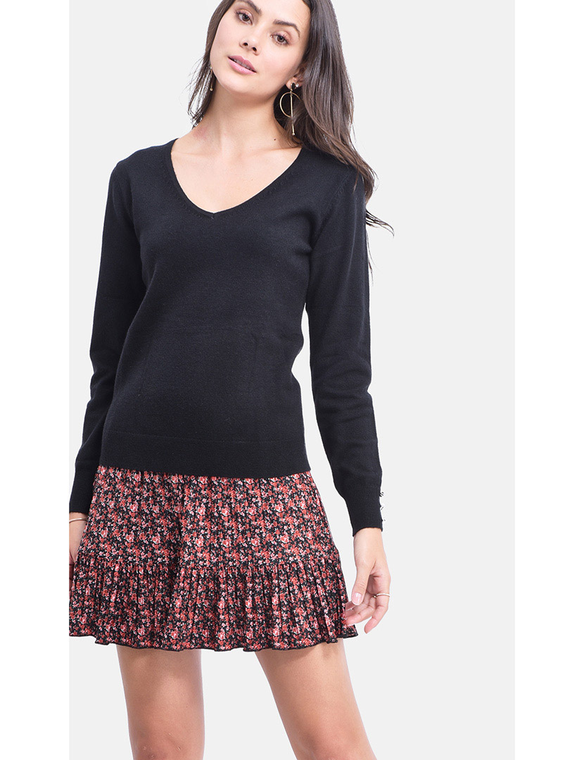 Camisola de Malha Senhora Preto