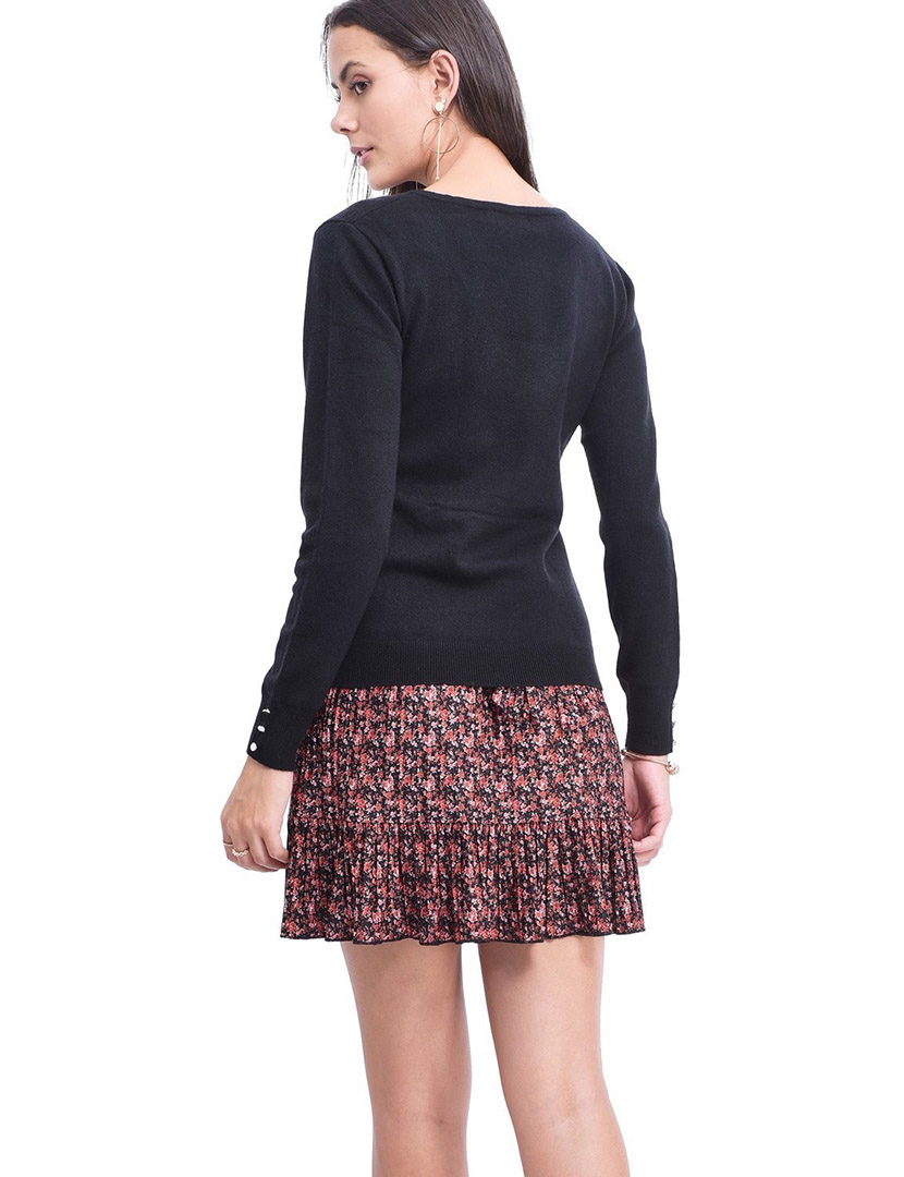 Camisola de Malha Senhora Preto