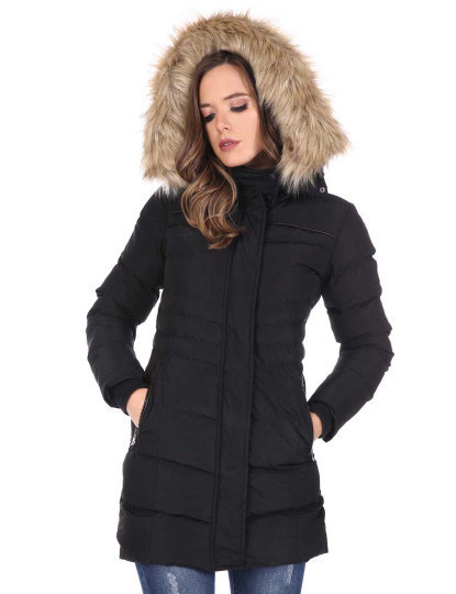 Casaco Inverno Senhora Preto