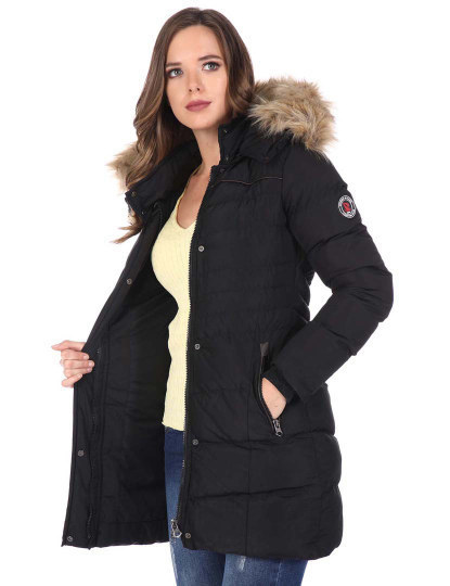 Casaco Inverno Senhora Preto