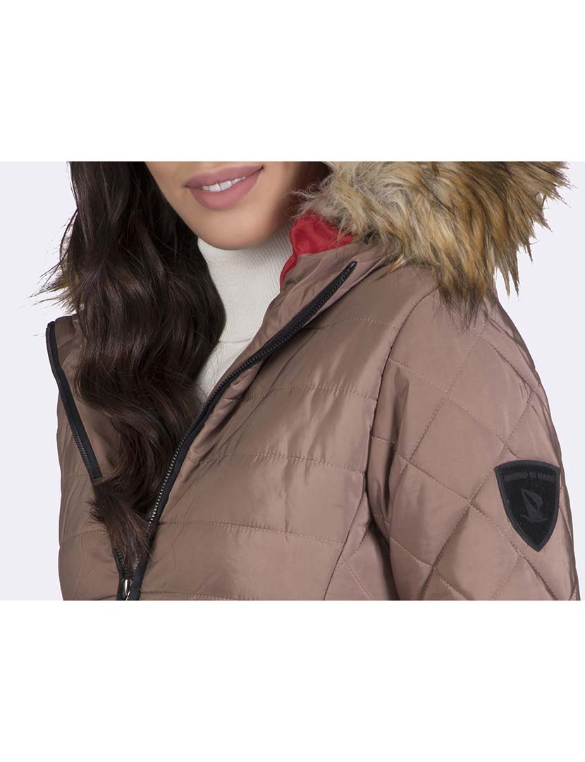 Casaco Inverno Senhora Castanho