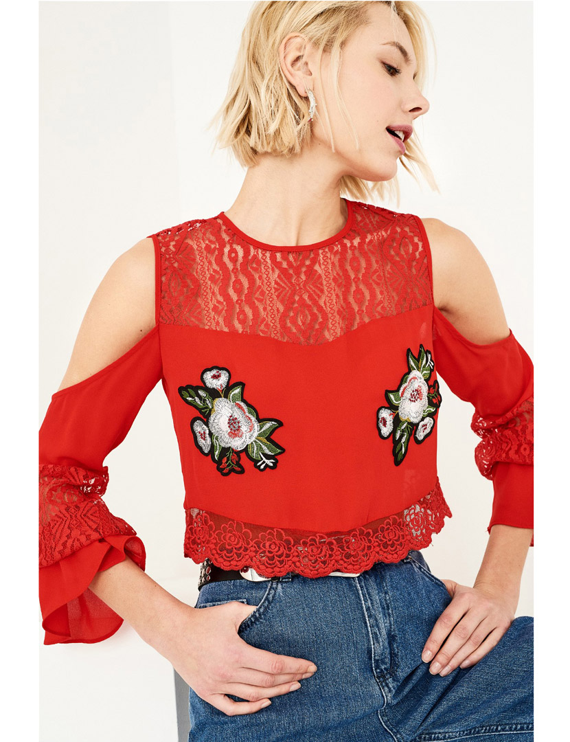 Blusa Senhora Vermelho