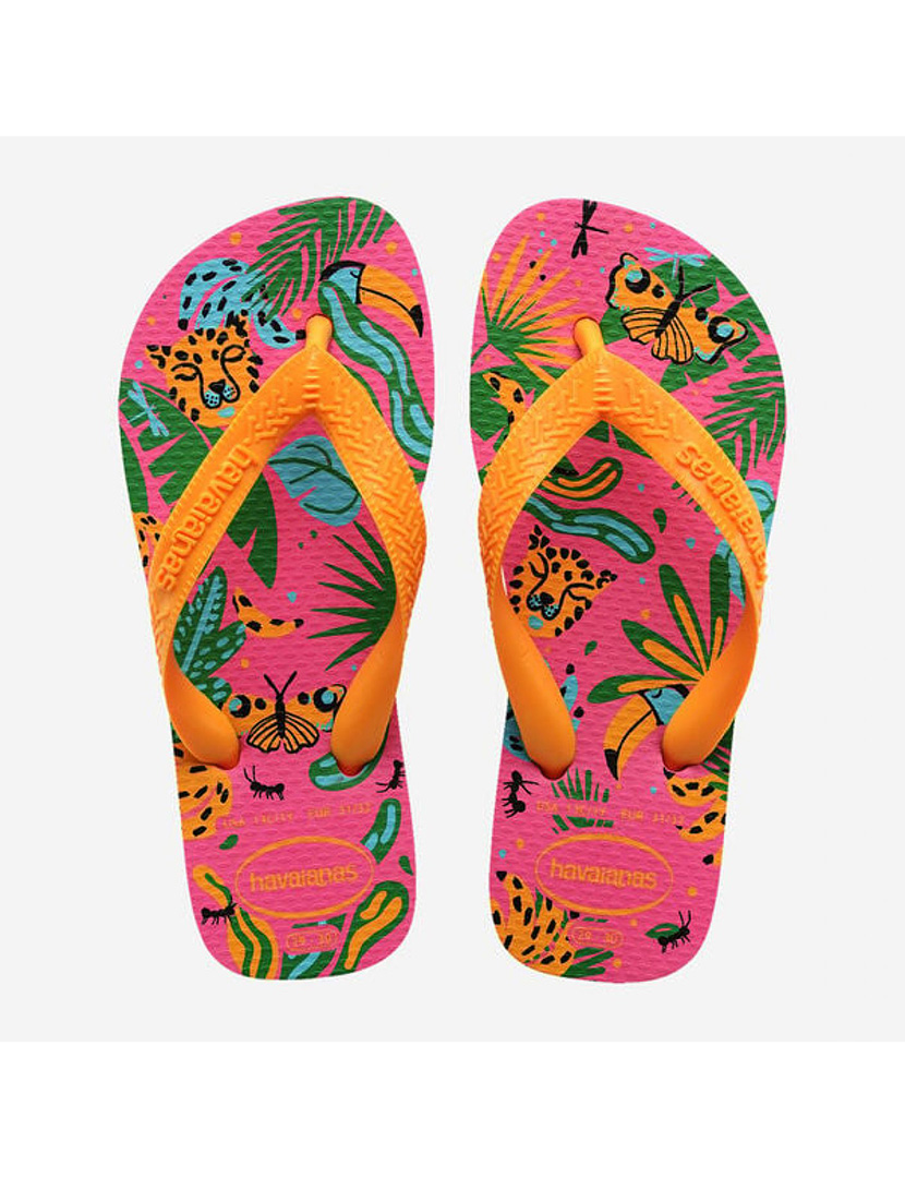 Havaianas Top Fashion Pink Flux-Pop Yellow