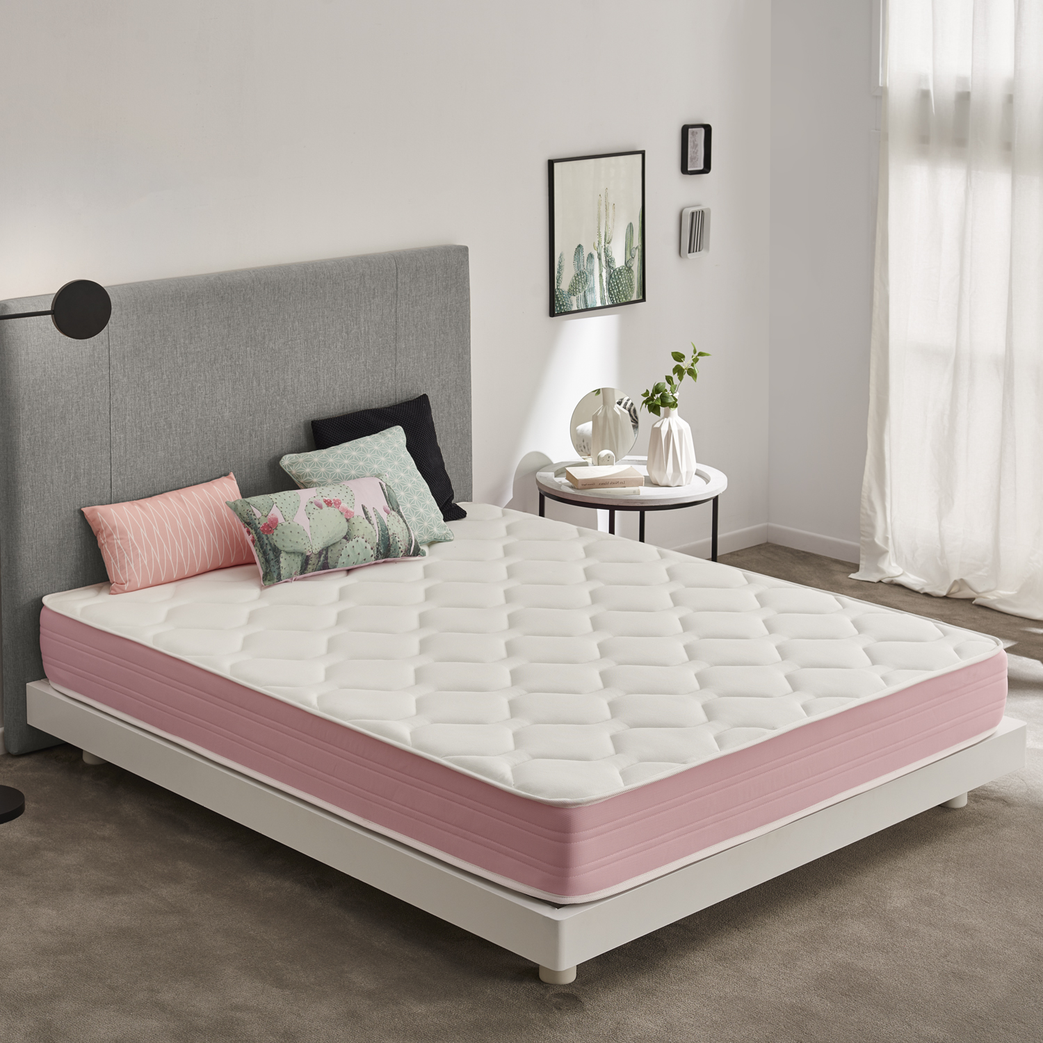 Colchão Rosa Cloud Max