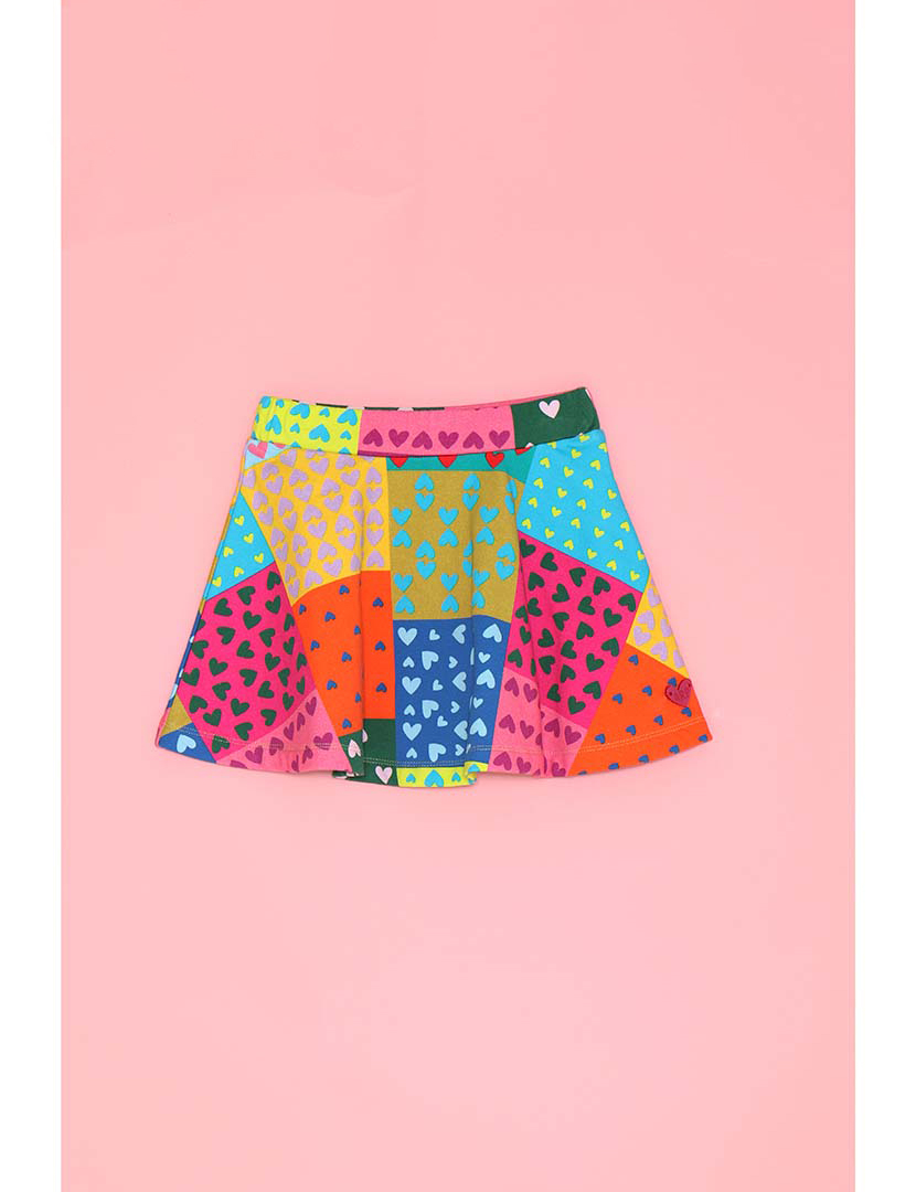 Saia Menina Multicor