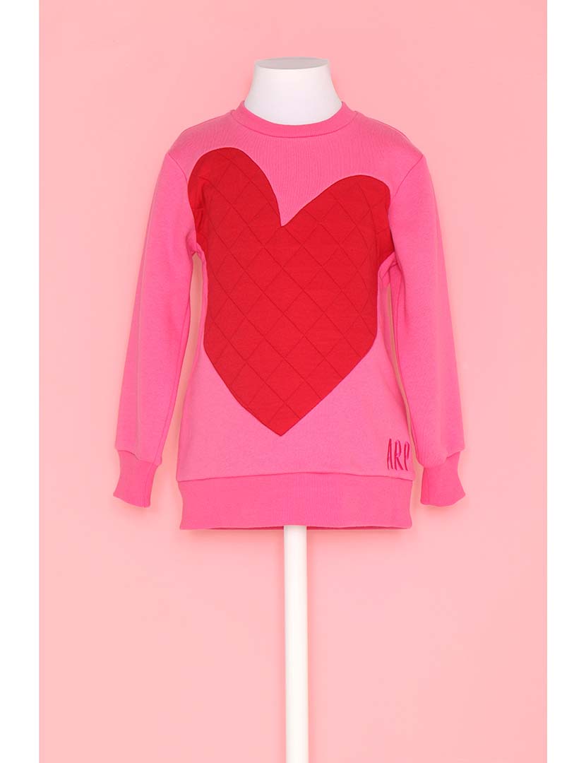 Sweatshirt Menina Rosa