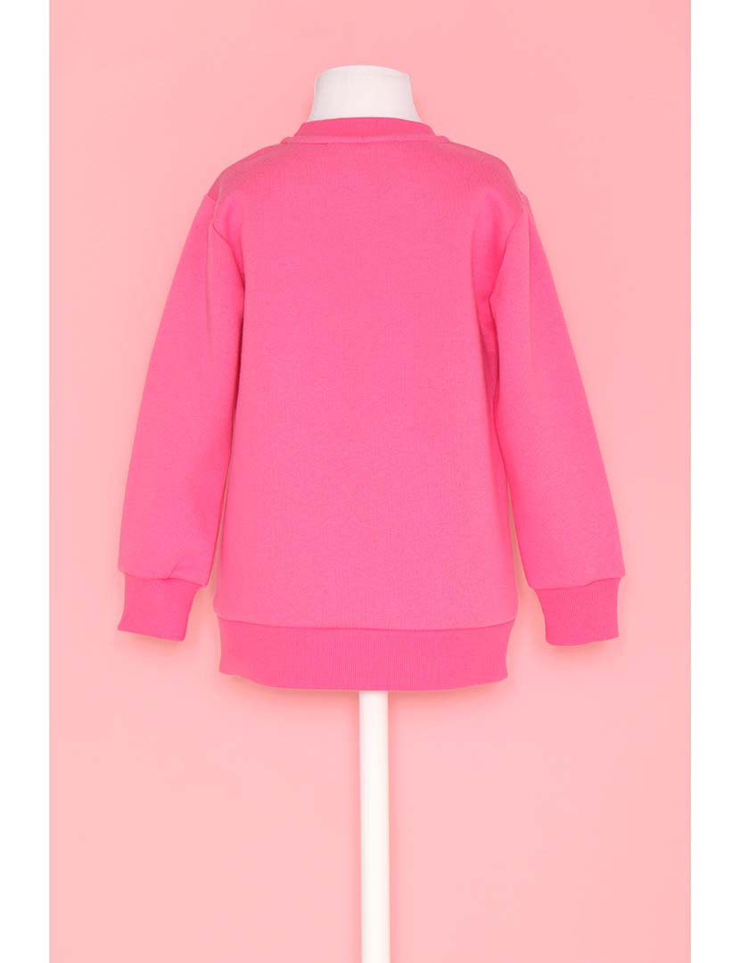 Sweatshirt Menina Rosa