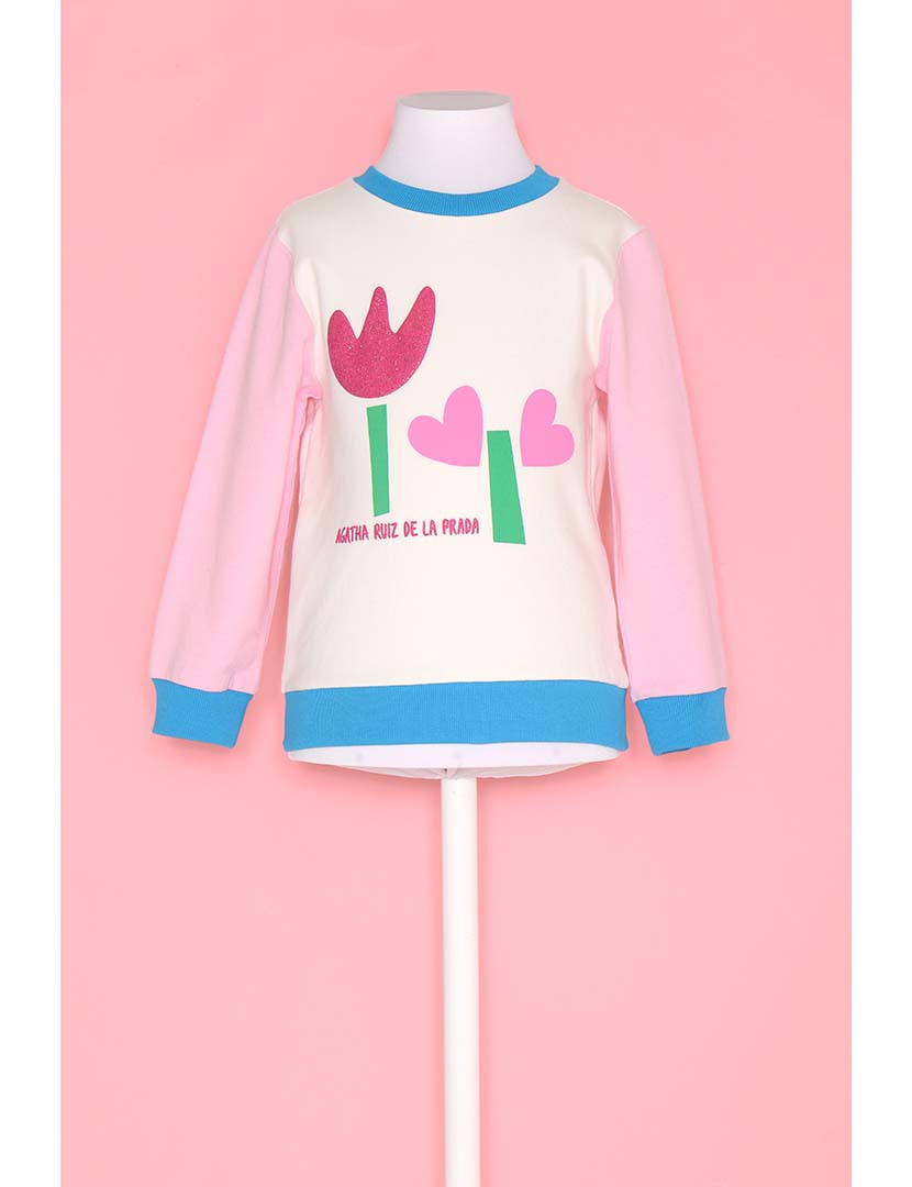 Sweatshirt Menina Multicor