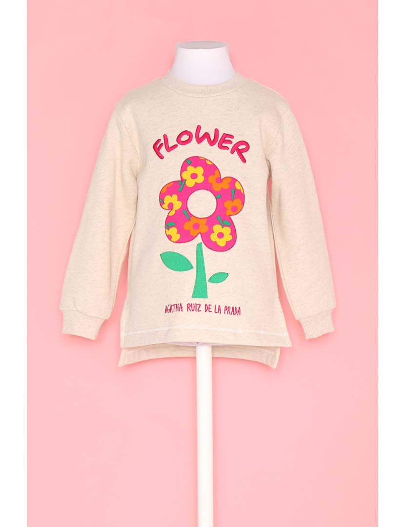 Sweatshirt menina Toasty Bege