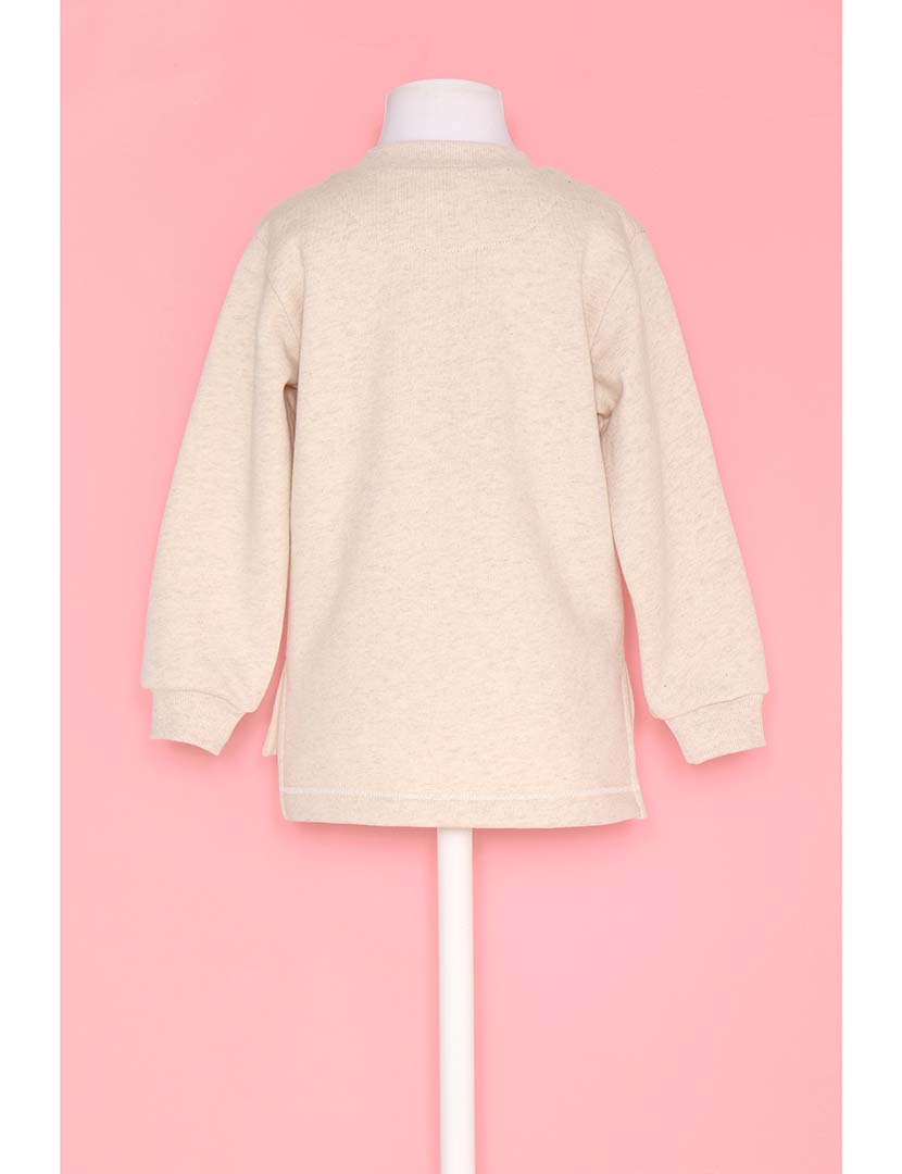 Sweatshirt menina Toasty Bege