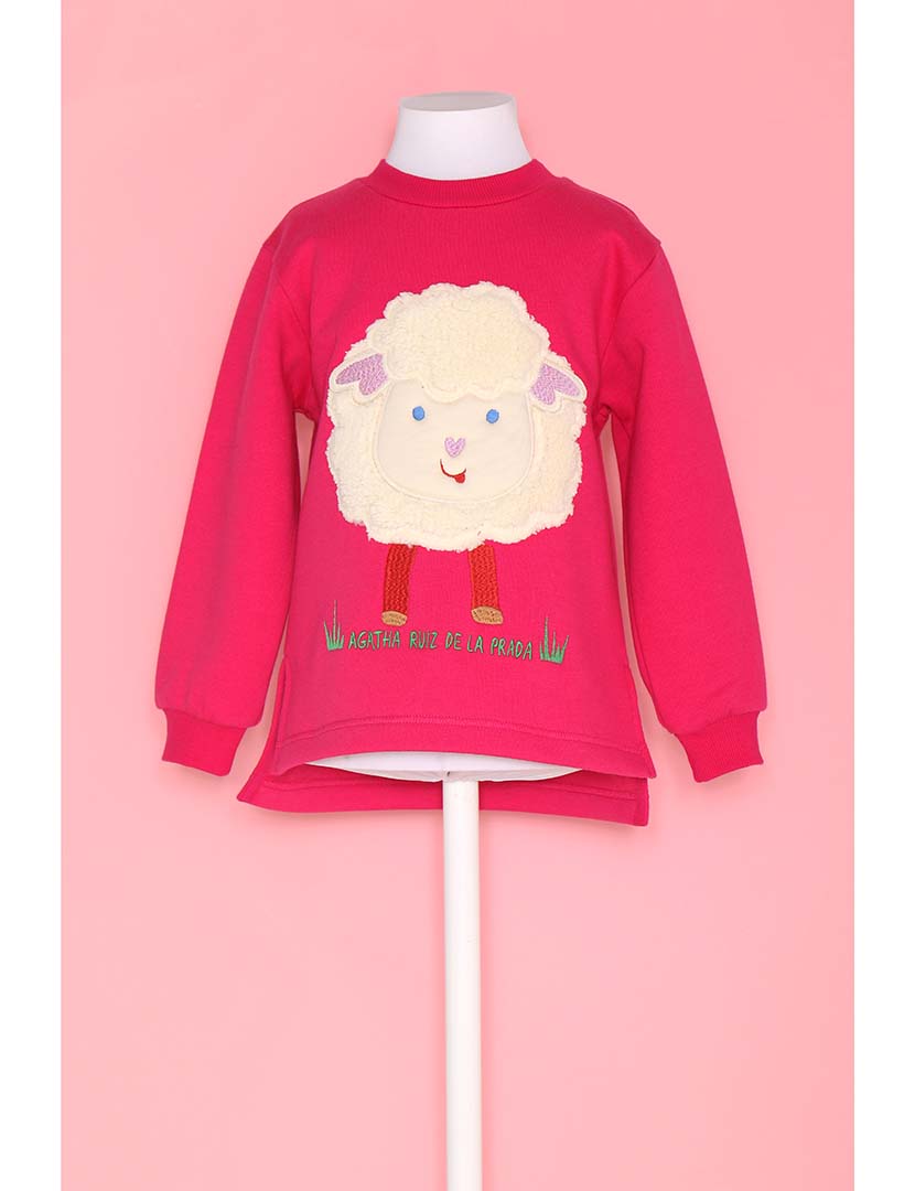 Sweatshirt Menina Rosa