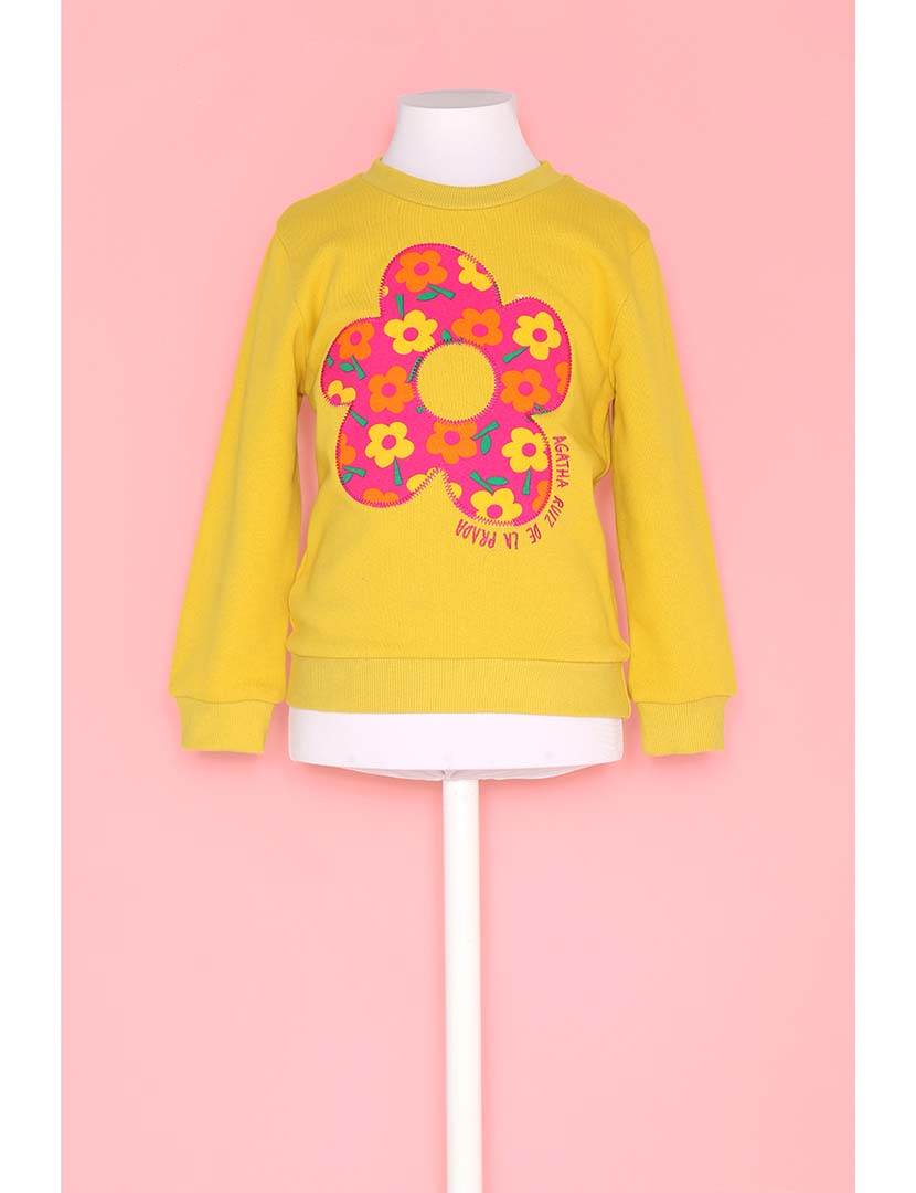 Sweatshirt Menina Amarelo